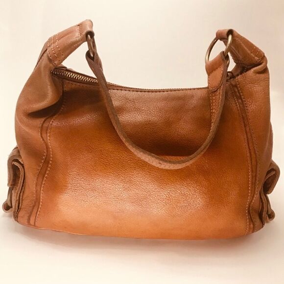 Vintage Banana Republic 100% Leather Handbag. - Picture 2 of 6